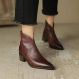 Jitka™ | Elegantiški Odiniai Batai su Žemu Kulnu