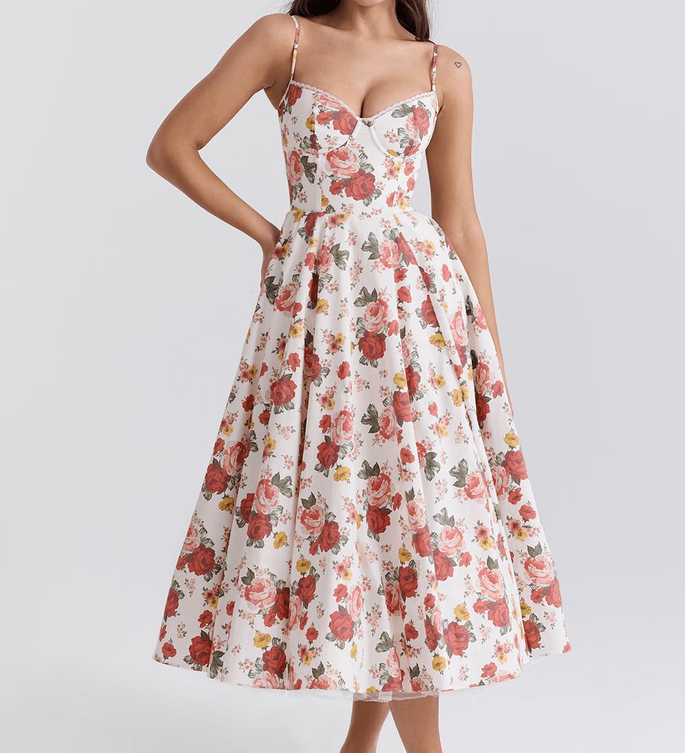 Elisa™ Midi Suknelė
