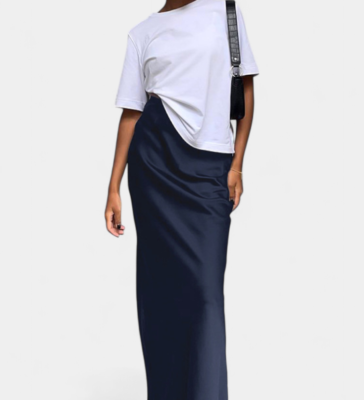 Fable | Satininis maxi sijonas