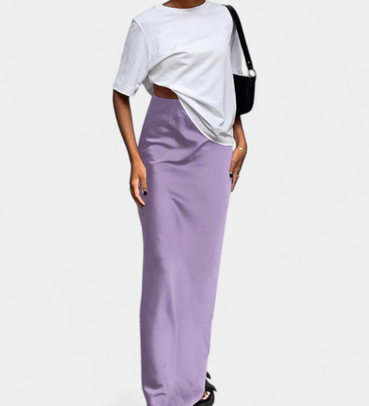 Fable | Satininis maxi sijonas