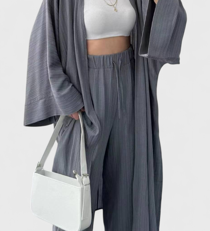 Kaspija | Kimono ir kelnių komplektas